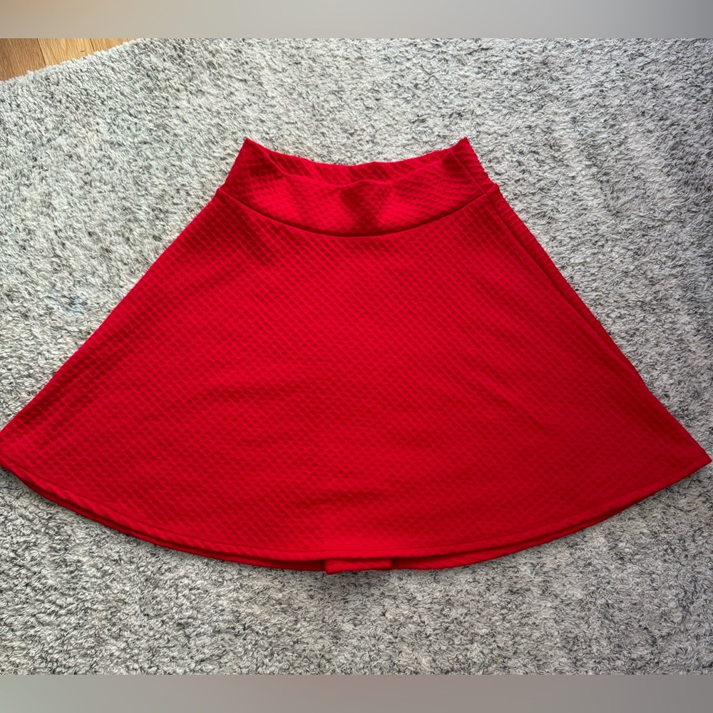 Charlotte Russe Red Skirt